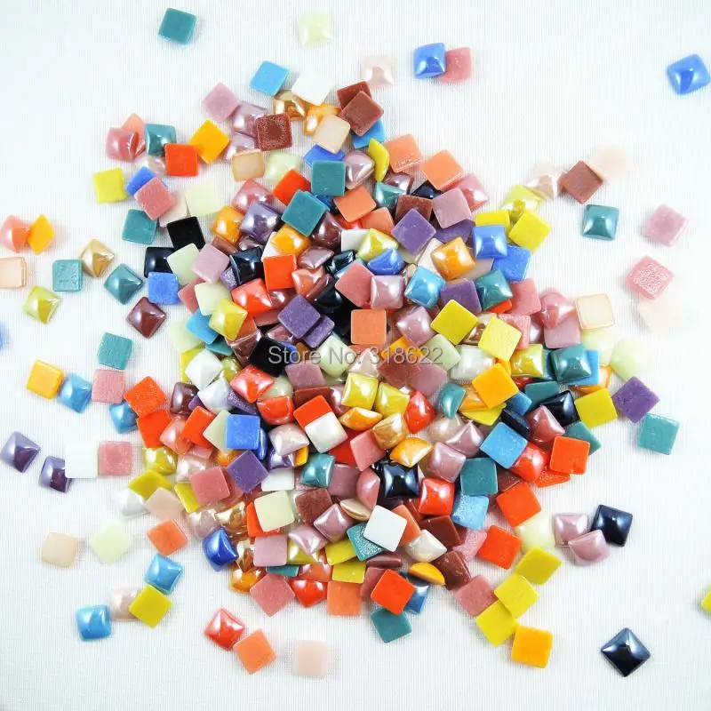 flat back glass beads