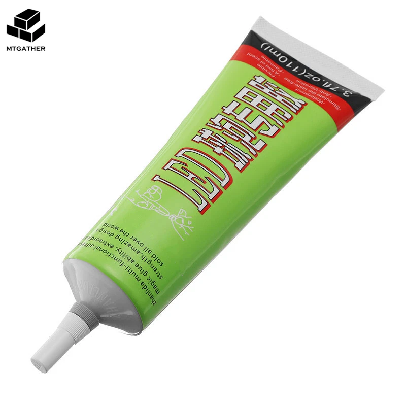 

MTGATHER 110mL Glue Resin Clear Adhesive LED Bulb Adhesive Bond Phone Screen Repair DIY Crafts Jewelry Waterproof