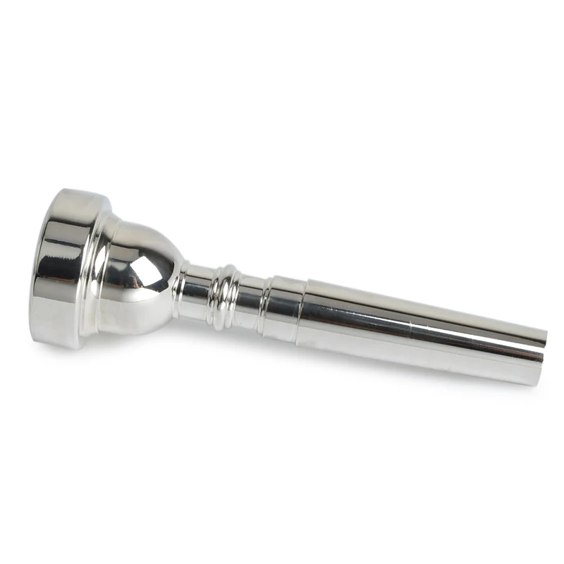 HOT Trumpet Mouthpiece Music Instrument Silver Plated Gift Durable For 7C Size Musicians HV99