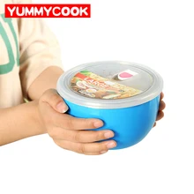 Stainless Steel Bowl Instant Noodles Kitchen Soup Snack Salad Bowls Organizer Accessories Supplies Products Wholesale Bulk Lots