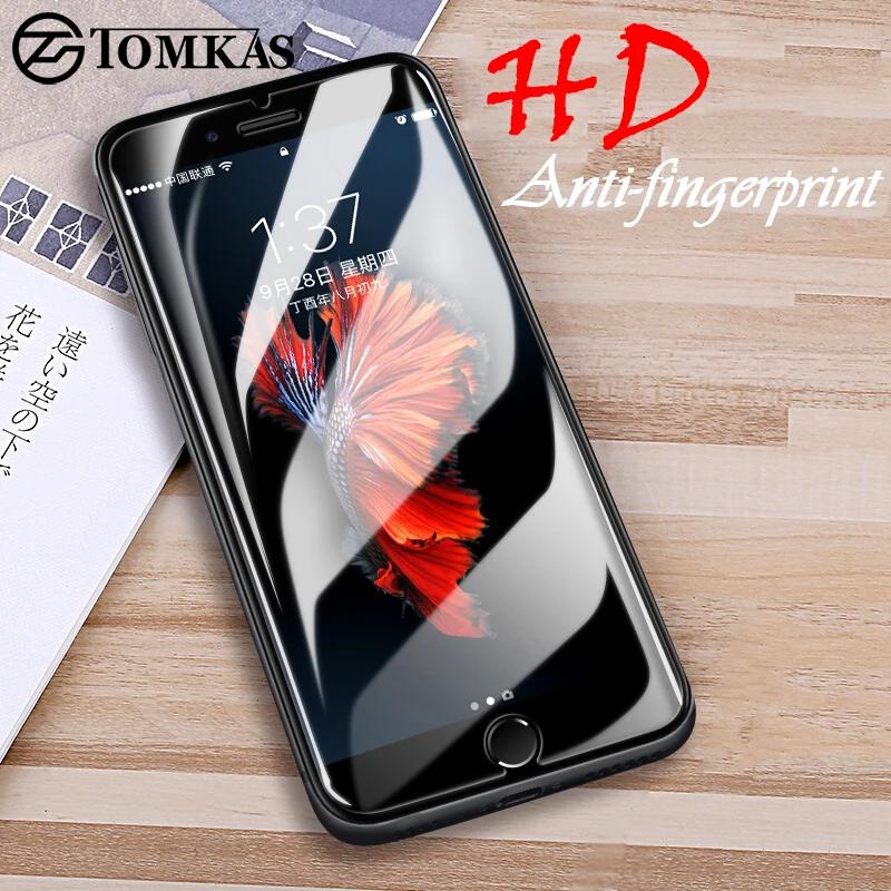Tomkas Display-schutzfolien Gehärtetem Glas Für iPhone X 5 6 7 8 Glas Displayschutzfolie Für iPhone