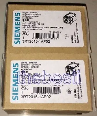

DHL/EMS 2 LOTS 1 PC New for Original 3RT2015-1AP02 Contactor In Box -E3