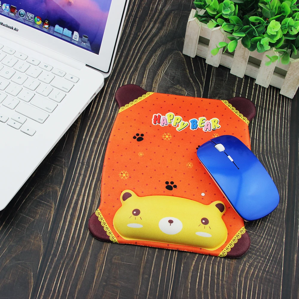 Ergonomic Mouse Pad Anime 3D Wrist Rest Support Silicone Memory Foam Mousepad Gaming Pad For Gamer PC Laptop Desktop For Girls