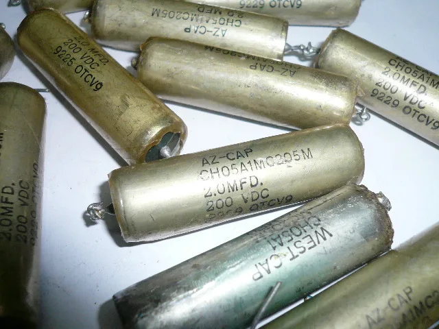 

[SA]Western Electric foundry AZ -CAP oil 2UF 200v Diameter : 1.5mm 5.0mm.--10pcs/lot