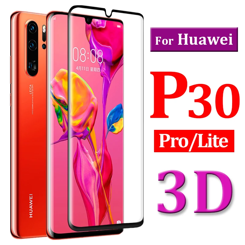 Защитное стекло 3D для Huawei закаленное p30 lite pro | Мобильные телефоны и аксессуары