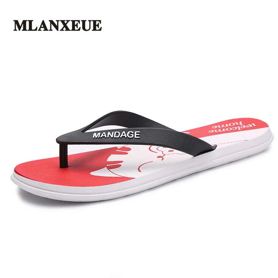 Flip-flops WunderschöNen Mlanxeue Atmungs Mann Hausschuhe Starke Untere Rutschfeste Hausschuhe Klippzehe Flip-flops Strand Mann Schuhe Pvc Home Slipper Zapatos Geschickte Herstellung Herrenschuhe