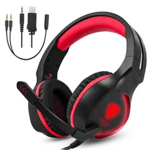 Butfulake 3.5mm Wired Gaming Headset PC Game LED Stereo Headphone Earphones for Xbox One PS4 Switch Butfulake 3.5mm Wired Gaming Headset PC Game LED Stereo Headphone Earphones for Xbox One PS4 Switch