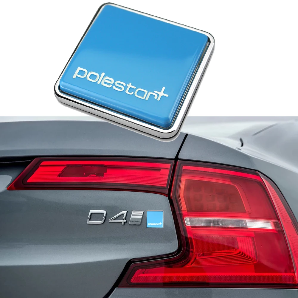 

1-5pcs Polestar Badge Logo Metal Car Sticker For Volvo S60 XC90 V40 S40 V50 S80 V60 V70 XC70 Car Styling Body Exterior Decals