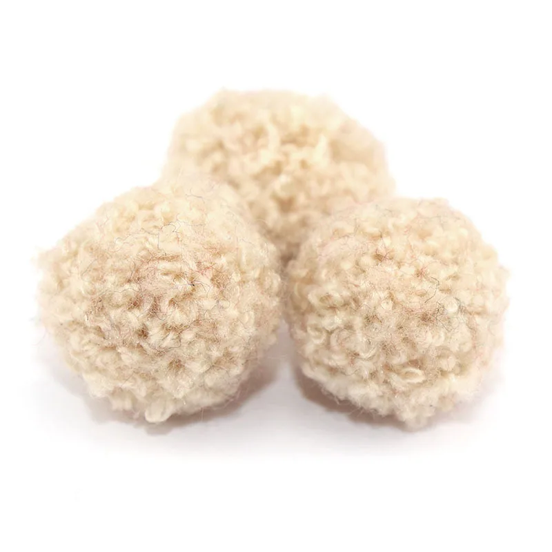 Beige Plush Balls