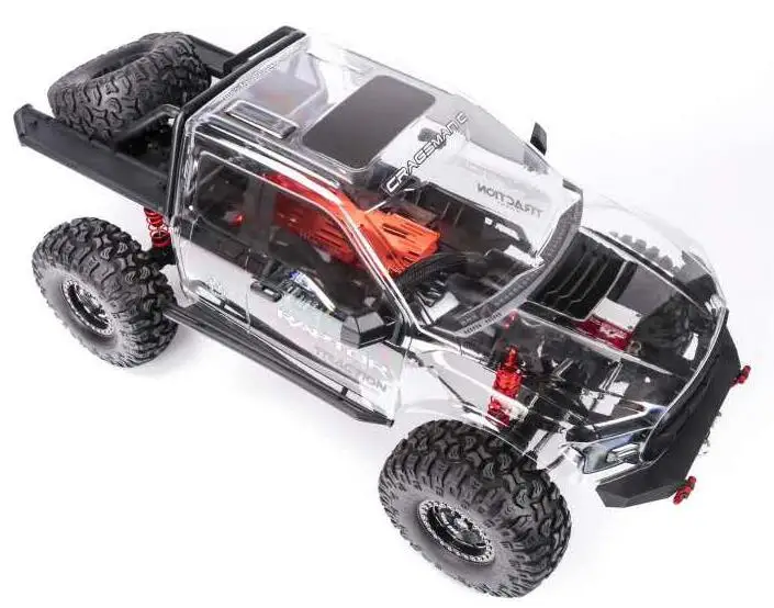 Грузовик Cragsman C KM2 для внедорожников совместимый с RCW4D TF2 Mojave Hilux TOYOTA SCX10 LC70