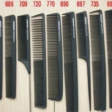 Салонная расческа пластиковая черная парикмахерская расческа инструменты для стайлинга