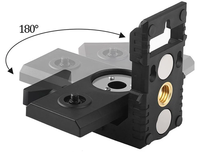

laser level bracket 1/4"-5/8" super strong magnet attracts L-bracket leveling support for universal lazer leves
