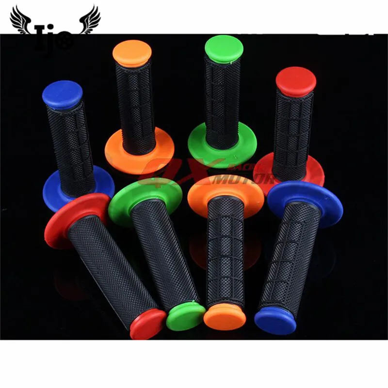 4 цвета Скутер Резиновые Мото Аксессуары ATV часть велосипед ямы рукоятки мото rbike руль для Мотокросс на KTM мотоциклетная рукоятка мото