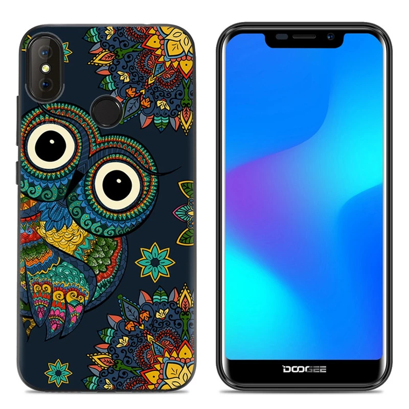 Чехол для телефона Doogee X70 5 дюймов модный дизайн художественный окрашенный ТПУ