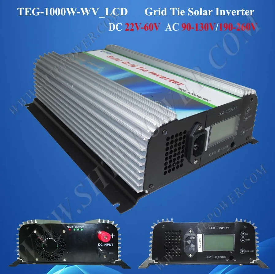 1 кВт mppt солнечный инвертор 1000 Вт dc 24 в 36 48 к ac 110 В/120 В/220 В/230 В Солнечная микро