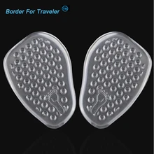 3 пары, женские силиконовые гелевые плюсневая кость стопы, массажные подушечки для ног, удобные нескользящие накладки на высоком каблуке, обезболивающие стельки