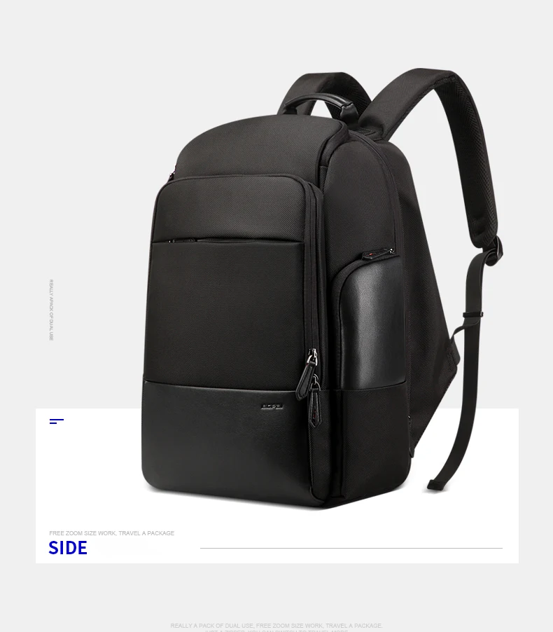 BOPAI, брендовый мужской рюкзак для путешествий, вместительный, многофункциональный, с usb зарядкой, для 17 дюймов, рюкзак для ноутбука, Противоугонный, деловой рюкзак