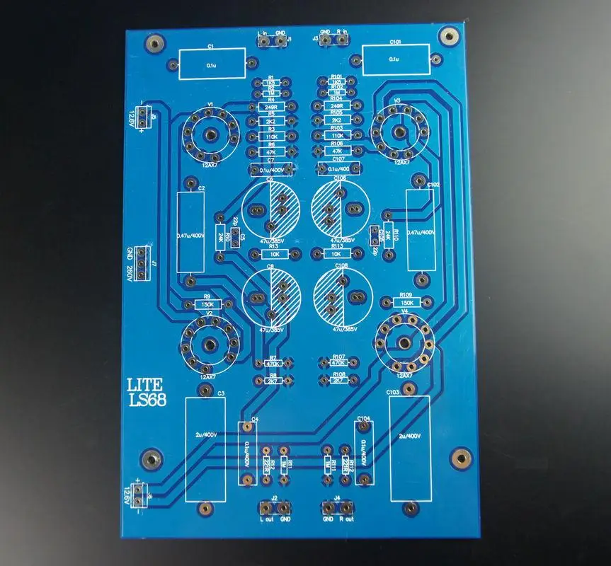  LITE LS68 PCB Rohr Vorverstärker PCB Leeren Brett 12AX7 Rohr Pre-Amp PCB