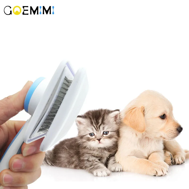

2019 Comb For Cats Remover Automatic Pet Dog Grooming Tool Pet Dog Cat Comb Pet Supply furmins