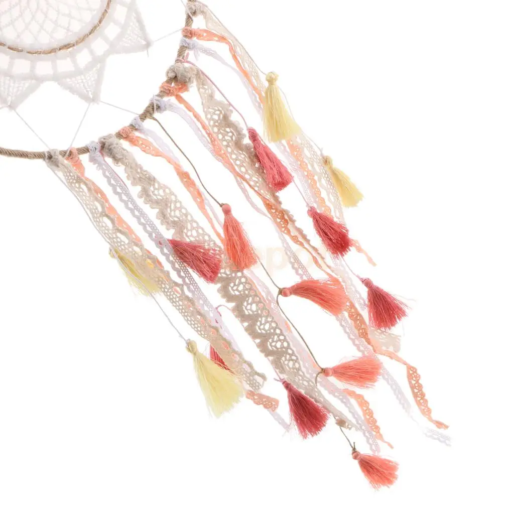 Dream Catcher - Good Luck Trapped - Tassel Pendant Catcher Ring Wall Hanging Decor Room Decor Ornament