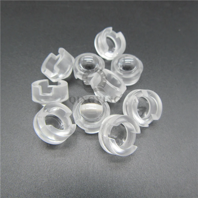 

13mm LED IR Mini Lens 15 30 45 60 90 100 Degree Integrated Holder, 1W 3W 5W Synthetical LED Power Lenses Reflector Collimator