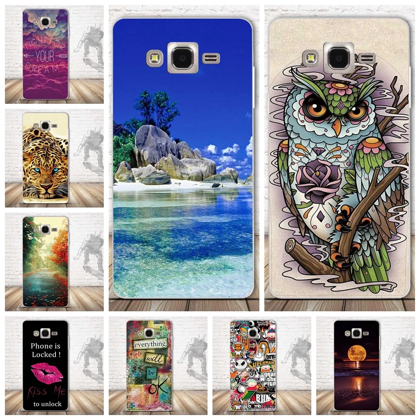 

Flower Printing Cases For Samsung Galaxy On7 Case On 7 Mega G600 G6000 Cover Protective Skin Soft Rubber Cell phone Bags