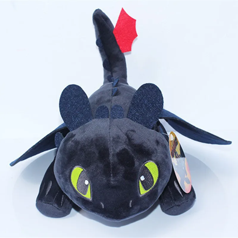 Toothless Anime How to Train Your Dragon plush stuffed toys Night Fury Newest 23-55cm for Christmas Children Kids gift (6)