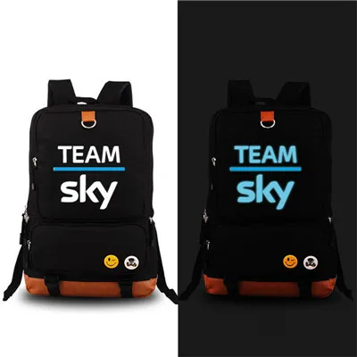Высококачественный Женский рюкзак с логотипом Team Sky Pro Cycle, унисекс, холщовые школьные сумки, большой рюкзак для ноутбука, школьный рюкзак - Цвет: 3