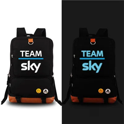 3 Высококачественный Женский рюкзак с логотипом Team Sky Pro Cycle, унисекс, холщовые школьные сумки, большой рюкзак для ноутбука, школьный рюкзак - Цвет: 3
