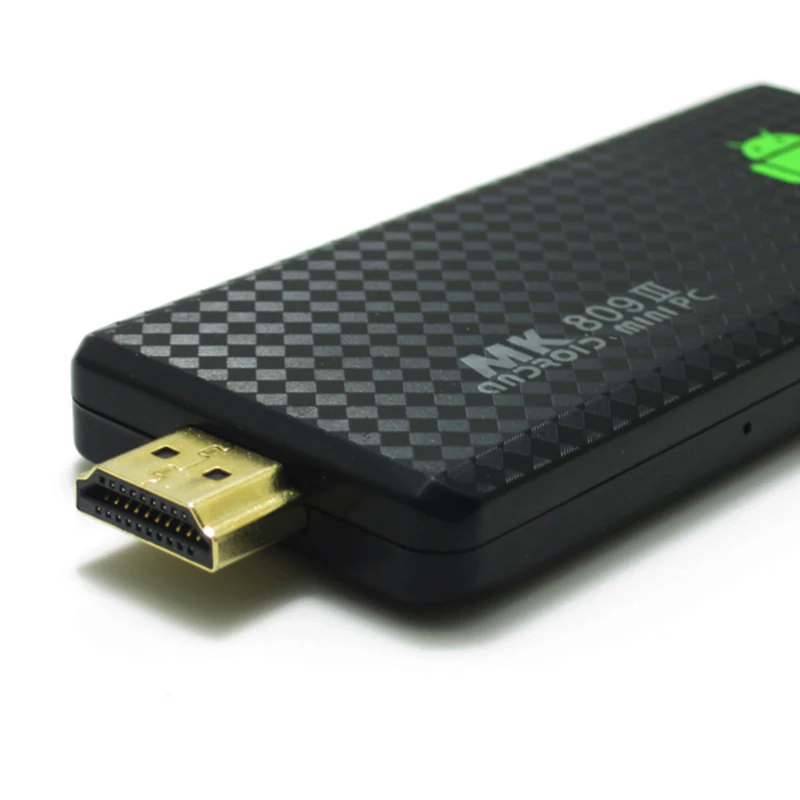 MK809 III 2GB 8GB Android 5.1 TV Dongle RK3229 Quad Core UHD 4K HDMI KODI 3D TV Stick AirPlay DLNA H.265 WiFi Smart TV Mini PC