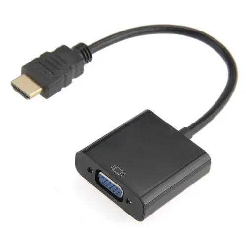 Абсолютно адаптер Mini HDMI Мужской Женский аудио кабель 1080p VGA цвет черный