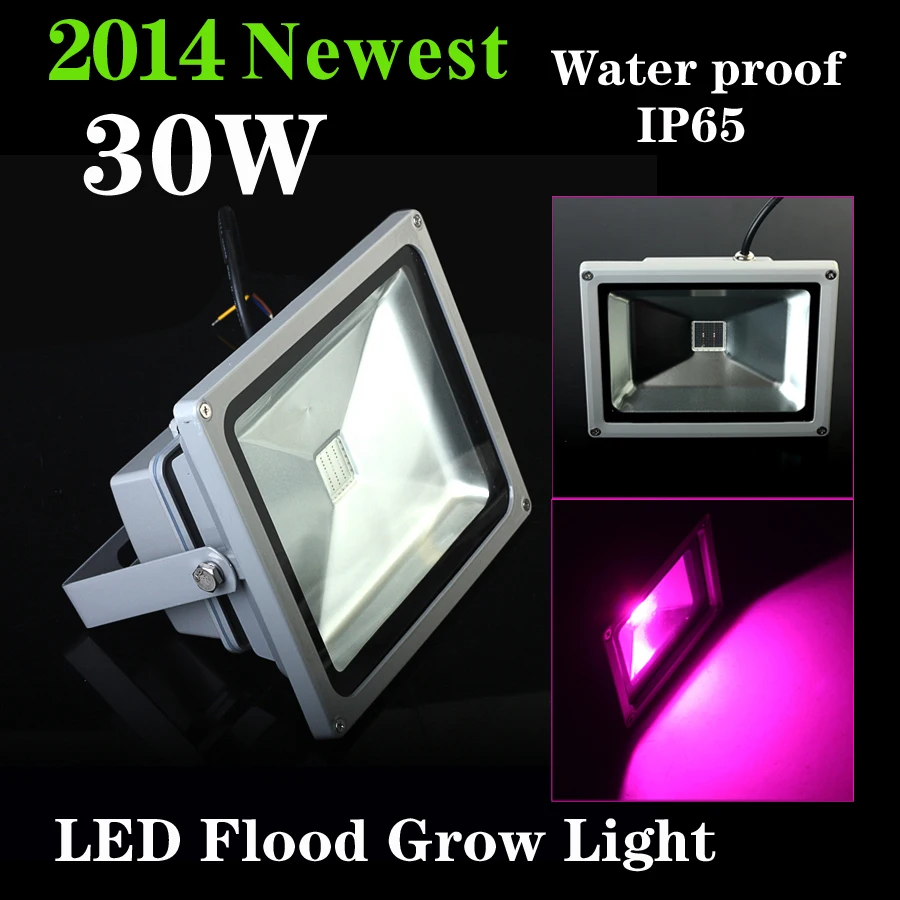 

5PCS/lot New Arrive 30W Led Grow Chip AC85-265V Flowering Hydroponics Plant Flood Light Water Proof IP65 LEDs for plants