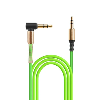 

Car male to male spring 3.5mm audio cable elbow JD-237