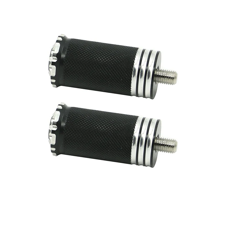 

2piece Black Front & Rear Footrest Shifter Peg For Harley Sportster XL883 1200 Touring Road King Dyna Softail Custom