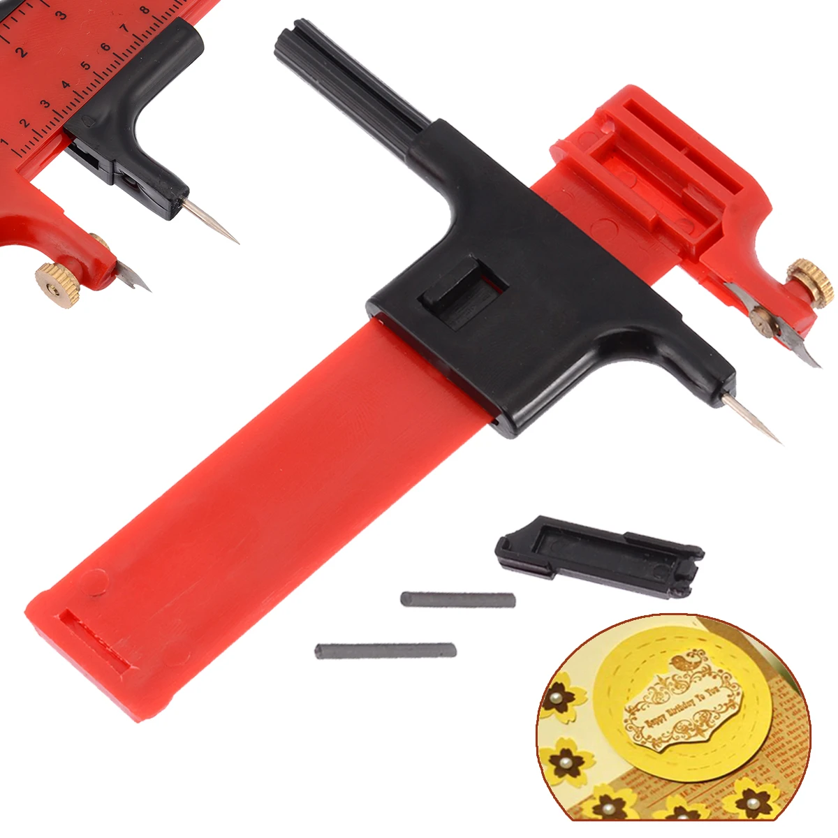 1pc Compasses Circle Cutter For Paper Vinyl Rubber Leather Cutting Tool 10mm-150mm