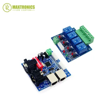 

Best price 1pcs DMX-RELAY-4CH dmx512 relays led decoder controller use for led