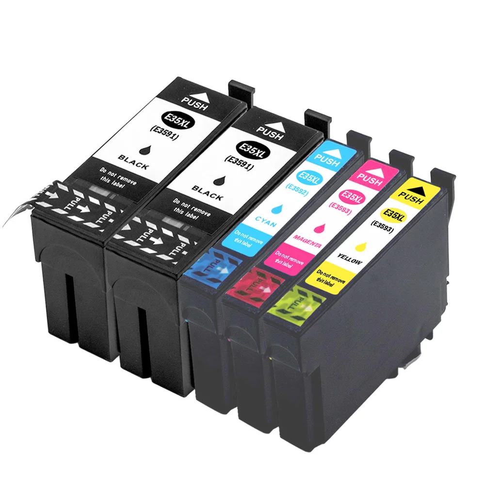 5 упаковок совместимый чернильный картридж 35XL t3591для принтеров Epson Workforce Pro WF-4720DWF