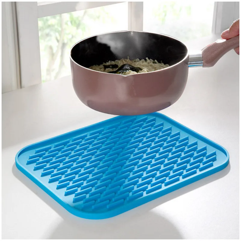 

NonSlip Silicone Mat Pad Kitchen Sink Mat heat Resistant Silicone Durable Dish Drying Mat Table Placemat kitchen cooking