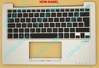 

SP Spain Keyboard for ASUS X201 X201E S200 S200E 90NB00L2-R31SP0 x202e keyboard with palmrest top case silver color