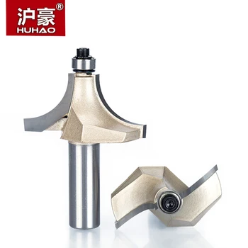 

HUHAO 1pcs 1/2" Shank Beading Router Bits for wood Tungsten Carbide Beading Bit Double Edging Router Bit woodworking tools