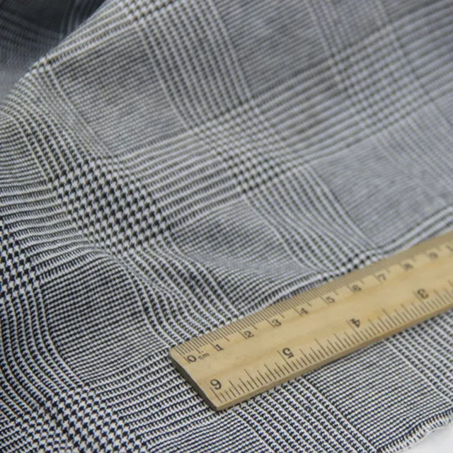 100 Cotton Yarn Dyed Black And White Houndstooth Fabrics For Diy 100 Cotton Yarn Dyed Black And White Houndstooth Fabrics For Diy Fashion Arel Pants Vest