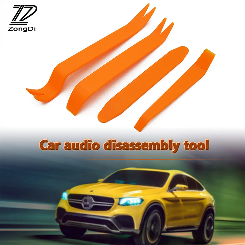 ZD 4 шт. инструмент для снятия автомобильной аудиосистемы Toyota C Hr Corolla Seat Leon Ford Focus 2