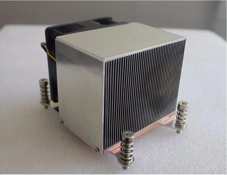 Rectangle 2011 radiator cpu radiator fan with fan 2u computer casein