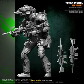 

1/24 75mm Resin Figure Model Soldier (with Double Head) YFWW-1845