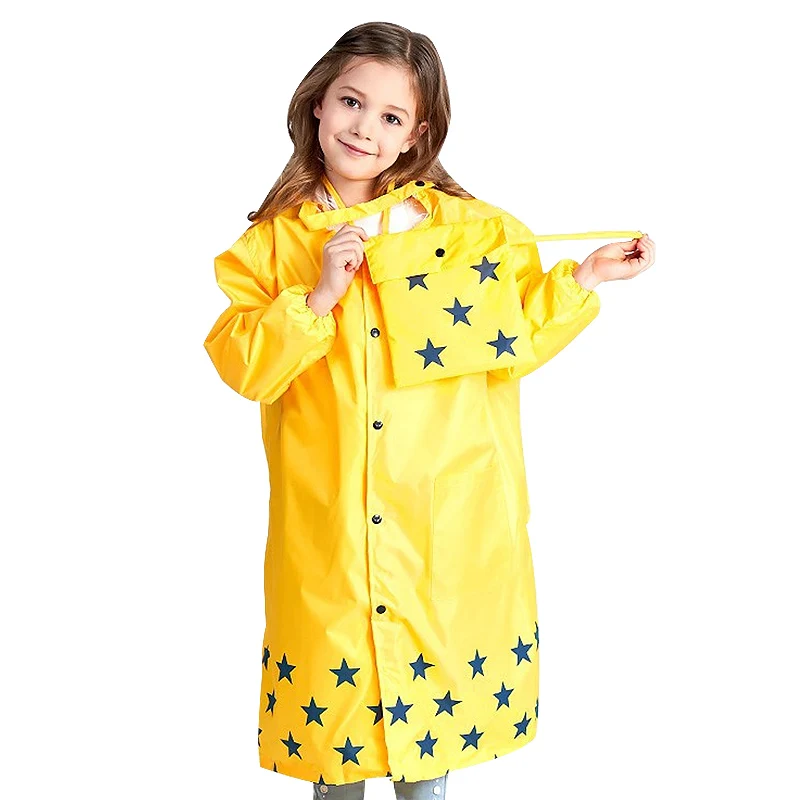 

MrY Kids Raincoat Rain Coat Poncho Waterproof Hooded Raincoat Jackets Outerwear Rainwear