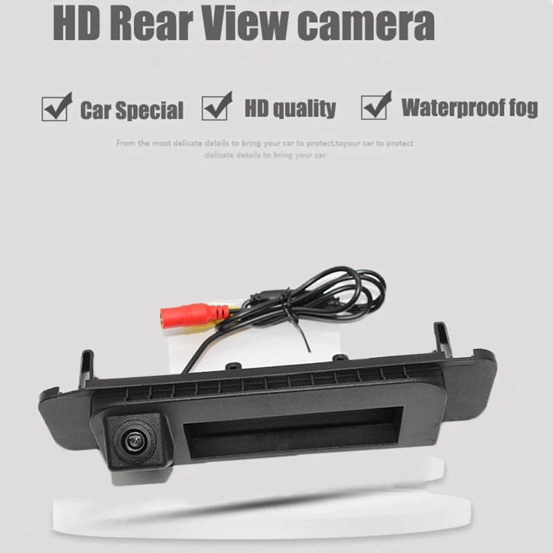LiandLee Car Trunk Handle Rear View Reversing Parking Camera For Mercedes Benz C Class MB W205 C180 C200 C280 C300 C350 (8)