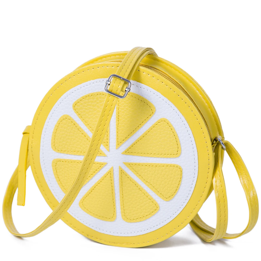 Fashion Women Messenger Bags Small Shoulder Bag Lemon Shape Handbag ...
