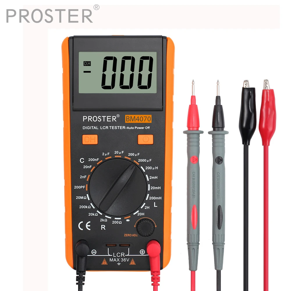 Proster LCR Meter With Overrange Display Capacitance Inductance