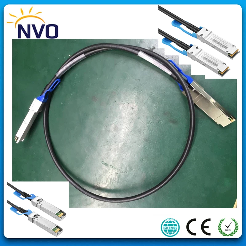 100 ГБ QSFP28 к QSFP28 пассивный прямой Twinax медный кабель, 30AWG 2 м QSFP28 ЦАП медный кабель