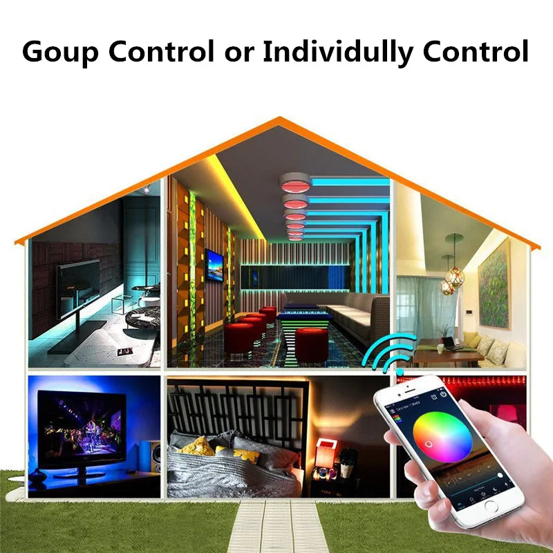 ИК/РЧ пульт дистанционного управления Android IOS смартфон приложение WIFI LED RGB/RGBW